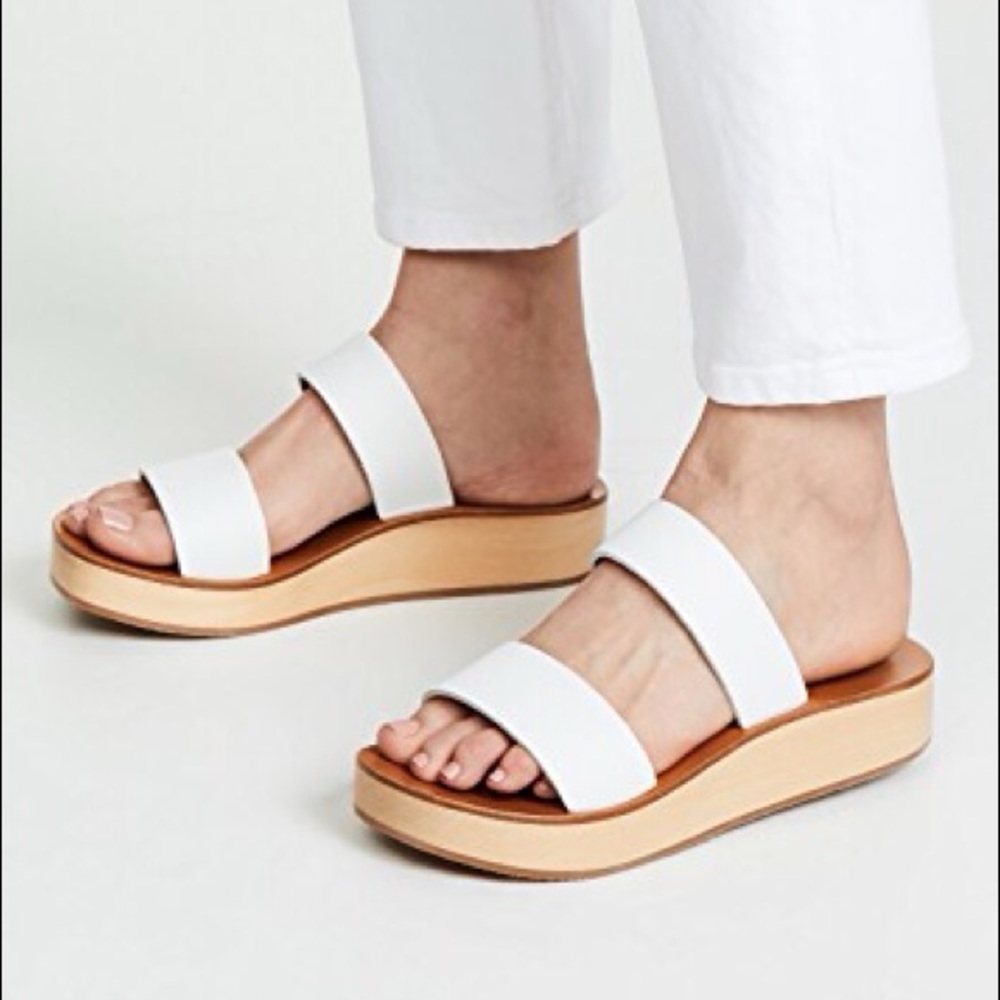 K. Jacques Sibel Platform Slide in White